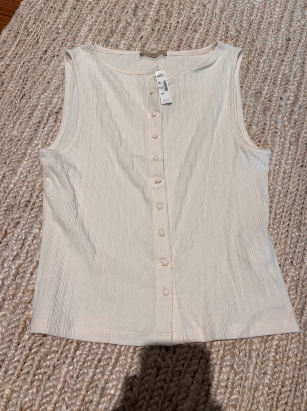 Madewell Ribbed Crewneck Shell Top